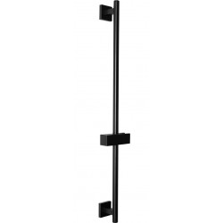 Shower slider rail 70cm material: Brass Simple, color: Black surface: Matt Shower slider rails