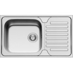 Νεροχύτης ανοξείδωτος 86x50 από inox επιφάνεια: Σαγρέ - Ανάγλυφη με πάγκο αριστερά / με πάγκο δεξιά ένθετος 1 γούρνα αντιστρεφόμενος, χρώμα: Χρωμέ Ανοξείδωτοι Νεροχύτης ανοξείδωτος 86x50 από inox επιφάνεια: Σαγρέ - Ανάγλυφη με πάγκο αριστερά / με πάγκο δεξιά ένθετος 1 γούρνα αντιστρεφόμενος, χρώμα: Χρωμέ Ανοξείδωτοι
