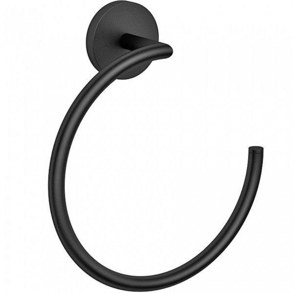 Towel ring open material: Brass, color: Black surface: Matt Towel rings Towel ring open material: Brass, color: Black surface: Matt Towel rings