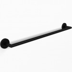 Towel 60cm Fixed material: Brass single, color: Black surface: Matt Towel rails Towel 60cm Fixed material: Brass single, color: Black surface: Matt Towel rails