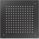 Κεφαλή ντους οροφής 38x38 από inox 1 ροής brushed black PVD, χρώμα: Μαύρο επιφάνεια: Βουρτσισμένη Κεφαλές ντους Κεφαλή ντους οροφής 38x38 από inox 1 ροής brushed black PVD, χρώμα: Μαύρο επιφάνεια: Βουρτσισμένη Κεφαλές ντους