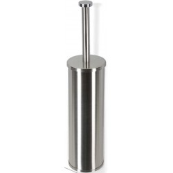 Brush (broom) Floor standing material: Inox, color: Chrome surface: Brushed Toilet brush holders