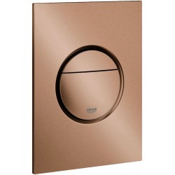 Flush wall plates for concealed cistern brushed warm sunset dual flush valve material: ABS Pneumatic, color: Pink Gold surface: Brushed Flush plates