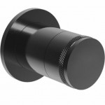 Diverter for concealed shower tap Wall-mounted - external part material: Brass 2 way, color: Black surface: Brushed Diverters - external part