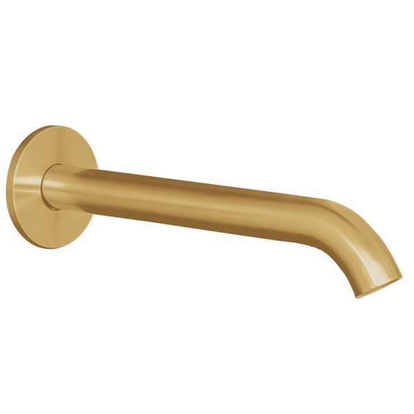 Εκροή (στόμιο) 18cm επίτοιχος τύπος brushed gold από inox, χρώμα: Χρυσό επιφάνεια: Βουρτσισμένη Στόμια (ρουξούνια) Εκροή (στόμιο) 18cm επίτοιχος τύπος brushed gold από inox, χρώμα: Χρυσό επιφάνεια: Βουρτσισμένη Στόμια (ρουξούνια)