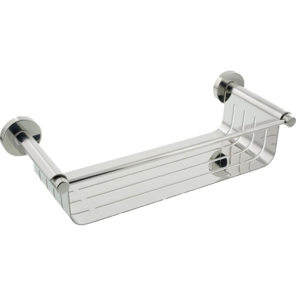 Sponge box material: Brass Double-mounted deep Single 36,5x13,7x9, color: Chrome surface: Glossy Shower baskets