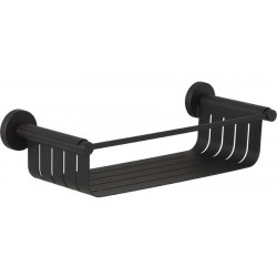 Sponge box material: Brass Double-mounted deep Single 36,5x13,7x9, Black Matt, color: Black surface: Matt