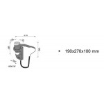 Hair dryer material: ABS, color: Black Hairdryers Hair dryer material: ABS, color: Black Hairdryers