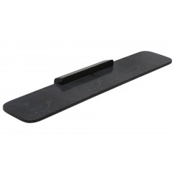 Εταζέρα 60cm εφέ μαρμάρου, Black Matt από ορείχαλκο επιφάνεια: Ματ, χρώμα: Μαύρο Εταζέρες