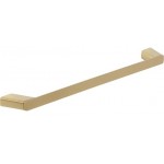 Πετσετοθήκη 60cm brushed gold σταθερή από ορείχαλκο μονή, χρώμα: Χρυσό επιφάνεια: Βουρτσισμένη Πετσετοθήκες