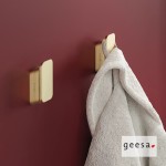 Hook Flat wall mounted material: Inox single Brushed gold, color: Gold surface: Brushed Hooks Hook Flat wall mounted material: Inox single Brushed gold, color: Gold surface: Brushed Hooks