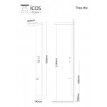 Column outdoor shower material: Inox AISI 316, color: Chrome surface: Brushed Outdoor shower columns Column outdoor shower material: Inox AISI 316, color: Chrome surface: Brushed Outdoor shower columns