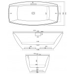 Bathtub Free standing/ Built-in 191x91 material: Quaryl surface: Glossy, color: White carronite no grab bars Free standing/ Built-in Bathtub Free standing/ Built-in 191x91 material: Quaryl surface: Glossy, color: White carronite no grab bars Free standing/ Built-in