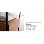 Furniture base with washbasin 44x43x90 material: Metal 1 basin countertop, color: Black Cabinets with wash basin Furniture base with washbasin 44x43x90 material: Metal 1 basin countertop, color: Black Cabinets with wash basin