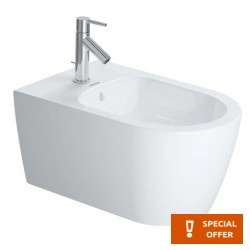 Bidet Wall-mounted, color: White surface: Matt Wall-mounted