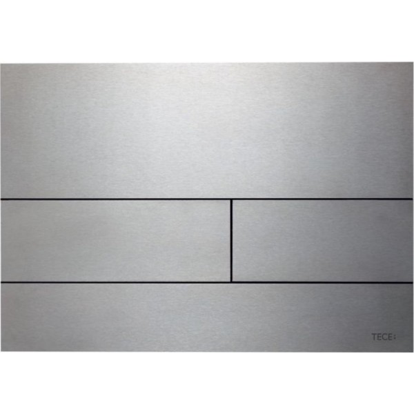 Πλακέτα εντοιχιζόμενου καζανακίου stainless steel από inox διπλής ενέργειας μηχανικά με έλασμα, χρώμα: Χρωμέ επιφάνεια: Βουρτσισμένη Πλακέτες Πλακέτα εντοιχιζόμενου καζανακίου stainless steel από inox διπλής ενέργειας μηχανικά με έλασμα, χρώμα: Χρωμέ επιφάνεια: Βουρτσισμένη Πλακέτες