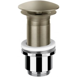 Waste Valve Without overflow material: Brass surface: Brushed, color: Chrome Waste overflows