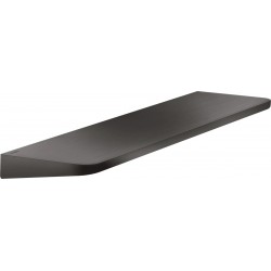 Ράφι μπάνιου 40x11 από ορείχαλκο Brushed black chrome, χρώμα: Μαύρο επιφάνεια: Βουρτσισμένη Ράφια μπάνιου 