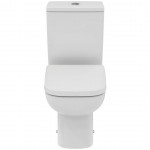 Σετ Λεκάνη επιδαπέδια ΧΠ (χαμηλής πίεσης) + Καζανάκι + Κάλυμμα soft closing Rimless Wrapover πίσω σιφώνι P 66,5x36 επιφάνεια: Γυαλιστερή, χρώμα: Λευκό Επιδαπέδιες ΧΠ