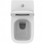 Σετ Λεκάνη επιδαπέδια ΧΠ (χαμηλής πίεσης) + Καζανάκι + Κάλυμμα soft closing Rimless Wrapover πίσω σιφώνι P 66,5x36 επιφάνεια: Γυαλιστερή, χρώμα: Λευκό Επιδαπέδιες ΧΠ