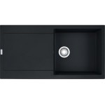 Sink Granite 97x50 left / right nested 1 bowl, color: Black Granite Sink Granite 97x50 left / right nested 1 bowl, color: Black Granite