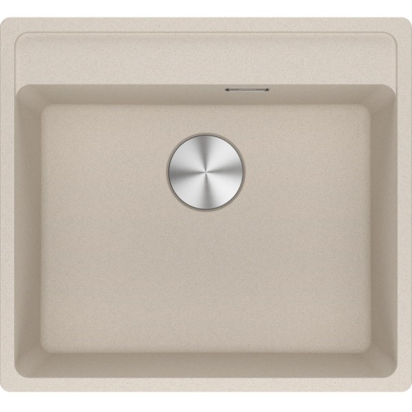 Νεροχύτης γρανιτένιος 56x51 χωρίς πάγκο ένθετος 1 γούρνα coffee, χρώμα: Μπεζ Γρανιτένιοι