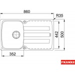 Νεροχύτης γρανιτένιος 86x50 με πάγκο αριστερά / με πάγκο δεξιά ένθετος 1 γούρνα αντιστρεφόμενος, Black Matt, χρώμα: Μαύρο Γρανιτένιοι Νεροχύτης γρανιτένιος 86x50 με πάγκο αριστερά / με πάγκο δεξιά ένθετος 1 γούρνα αντιστρεφόμενος, Black Matt, χρώμα: Μαύρο Γρανιτένιοι