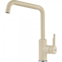 Kitchen tap Deck-mounted material: Brass coffee, color: Beige surface: Matt Deck-mounted