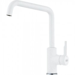 Kitchen tap Deck-mounted material: Brass polar white, color: White surface: Matt Deck-mounted