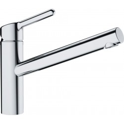 Kitchen tap Deck-mounted material: Brass, color: Chrome surface: Glossy Deck-mounted