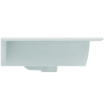 Washbasin for furniture 104x46x15,5 material: Porcelain With one hole With overflow, color: White surface: Glossy Furniture basins Washbasin for furniture 104x46x15,5 material: Porcelain With one hole With overflow, color: White surface: Glossy Furniture basins
