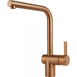 Kitchen tap Deck-mounted material: Brass copper, color: Bronze surface: Brushed Deck-mounted