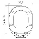 Κάλυμμα λεκάνης soft closing Wrapover, χρώμα: Λευκό Καλύμματα Κάλυμμα λεκάνης soft closing Wrapover, χρώμα: Λευκό Καλύμματα