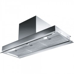 Απορροφητήρας εντοιχιζόμενος απλός 90cm 230 W inox, χρώμα: Χρωμέ Απορροφητήρες εντοιχιζόμενοι