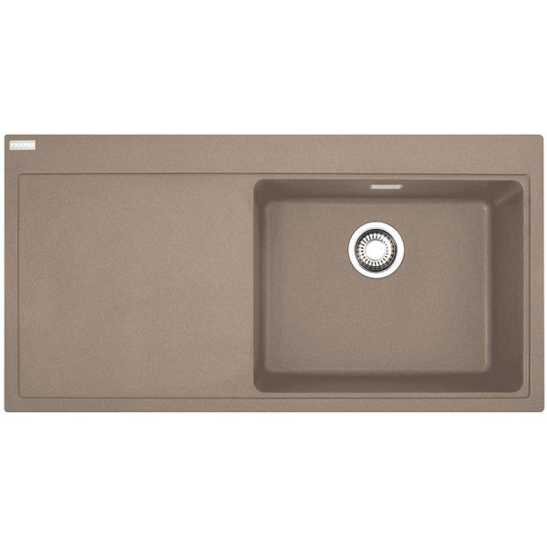 Sink Granite 96x39 left nested / Undermount 1 bowl oyster, color: Brown Granite Sink Granite 96x39 left nested / Undermount 1 bowl oyster, color: Brown Granite