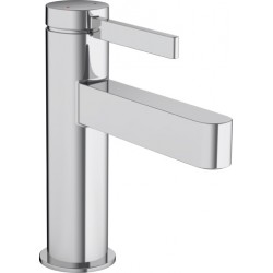 Wash basin tap Deck-mounted material: Brass mixer With push-open waste set Μ size 100, color: Chrome surface: Glossy