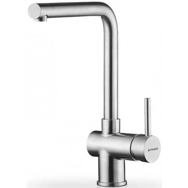 Μπαταρία κουζίνας επικαθήμενη από inox, χρώμα: Χρωμέ επιφάνεια: Βουρτσισμένη Επικαθήμενες