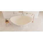 Bathtub Free standing/ Built-in 180x100x62 material: Solid Surface surface: Matt, color: White no grab bars Free standing/ Built-in