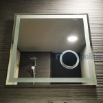 Bathroom mirror, shape: Rectangle 80x70 material: Crystal, color: No color Mirrors Bathroom mirror, shape: Rectangle 80x70 material: Crystal, color: No color Mirrors