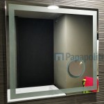 Καθρέπτης, σχήμα: Ορθογώνιο 80x70 από κρύσταλλο με led & μεγεθυντικό καθρέπτη Καθρέπτες μπάνιου Καθρέπτης, σχήμα: Ορθογώνιο 80x70 από κρύσταλλο με led & μεγεθυντικό καθρέπτη Καθρέπτες μπάνιου