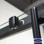 Shower enclosure Rectangle 100x90x190 6mm sliding surface: Matt, color: Black Shower enclosure Rectangle 100x90x190 6mm sliding surface: Matt, color: Black Rectangular