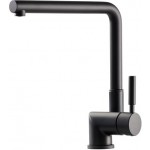 Kitchen tap Window spout side material: Brass, color: Black surface: Matt Window spout side