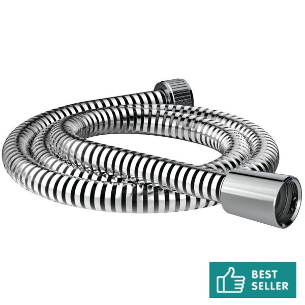 Σπιράλ 175cm από μεταλλικό με πλαστική επικάλυψη, χρώμα: Χρωμέ επιφάνεια: Γυαλιστερή Σπιράλ τηλεφώνου