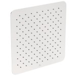 Κεφαλή ντους επίτοιχος τύπος / οροφής 40x40 από ορείχαλκο 1 ροής χωρίς βραχίονα, ultra slim, stainless steel finish, χρώμα: Χρωμέ επιφάνεια: Γυαλιστερή Κεφαλές ντους