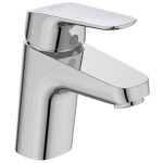 Wash basin tap Deck-mounted material: Brass mixer S size Without waste, color: Chrome surface: Glossy Deck-mounted Wash basin tap Deck-mounted material: Brass mixer S size Without waste, color: Chrome surface: Glossy Deck-mounted