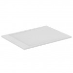 Shower tray Rectangular 120x80x3 material: Synthetic, color: White surface: Matt Rectangular
