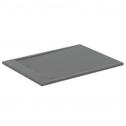 Ντουζιέρα ορθογώνια 120x80x3 από συνθετικό Concrete Grey, χρώμα: Γκρι επιφάνεια: Ματ Ορθογώνιες