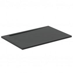Ντουζιέρα ορθογώνια 120x90x3 από συνθετικό Jet Black, χρώμα: Μαύρο επιφάνεια: Ματ