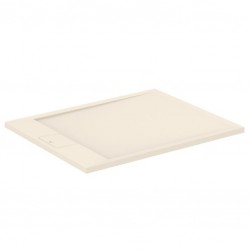 Shower tray Rectangular 100x80x3 material: Synthetic Beach Sand, color: Beige surface: Matt Rectangular
