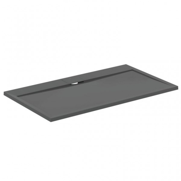 Shower tray Rectangular 140x80x3 material: Synthetic Concrete Grey, color: Grey surface: Matt Shower tray Rectangular 140x80x3 material: Synthetic Concrete Grey, color: Grey surface: Matt